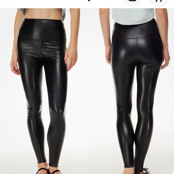 Wilfred Pants - Wilfred Shiny Black Vegan Leather Leggings